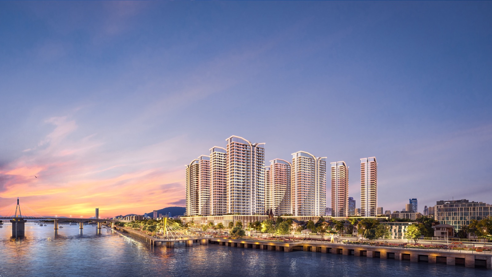 Phối cảnh tổng quan dự án Capital Square Đà Nẵng